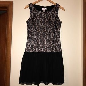 Black lace dress